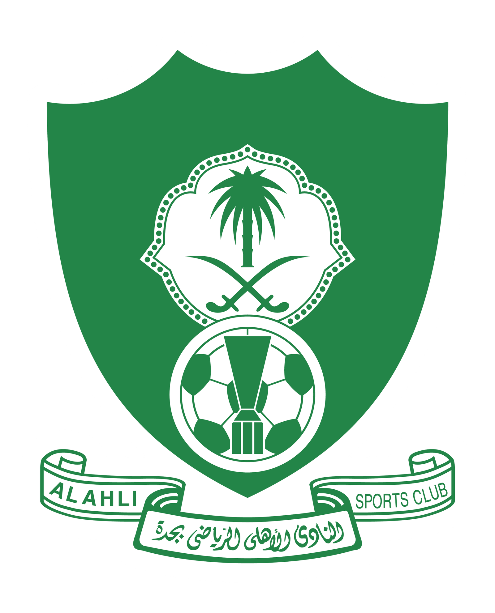 ستيكر شعار النادي الأهلي الرياضي بجدة