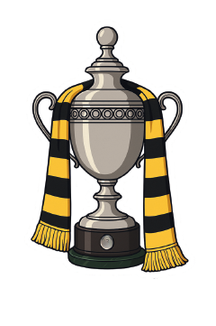 ستيكر كأس مع وشاح الاتحاد